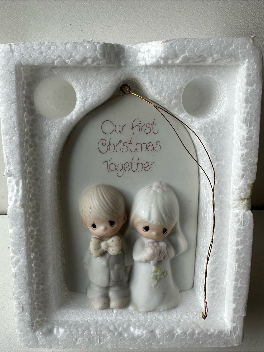 Vintage Precious Moments Our First Christmas Together Ornament w/ Original Box 🎄
